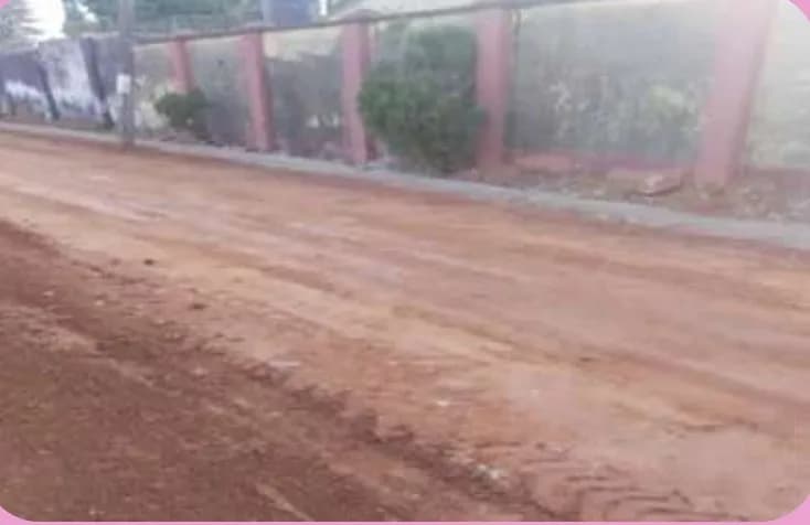 Access road construction at Ibrahim Crescent, Kaduna South